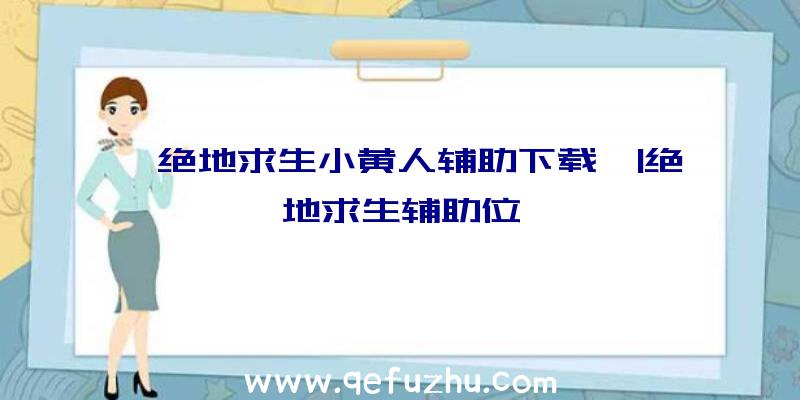 「绝地求生小黄人辅助下载」|绝地求生辅助位